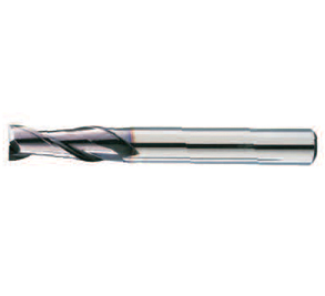 Solid carbide Two-blade end mill