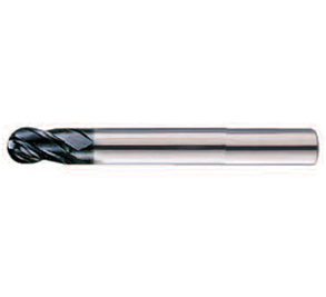 Solid carbide Two, three/four-blade ball nose-end milling cutter