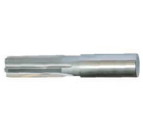 Solid carbide straight shank straight fluted reamer